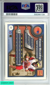 2000 PACIFIC AURORA TOM BRADY #84 NEW ENGLAND PATRIOTS ROOKIE RC PSA 7 NM 59266139
