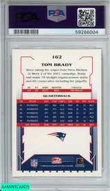 2006 SCORE TOM BRADY #162 NEW ENGLAND PATRIOTS PSA 10 GEM MT 59266004