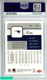 2006 FLEER TOM BRADY #57 NEW ENGLAND PATRIOTS PSA 10 GEM MT 60522969