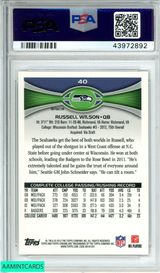 2012 TOPPS CHROME RUSSELL WILSON #40 STANDS-XFRACTOR ROOKIE RC PSA 10 GEM MT 43972892