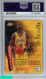 1997 FINEST KOBE BRYANT #262 W COATING LOS ANGELES LAKERS HOF PSA 8 NM-MT 57184561