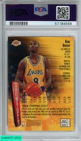 1997 FINEST KOBE BRYANT #262 W COATING LOS ANGELES LAKERS HOF PSA 8 NM-MT 57184558