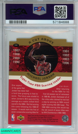 1996 COLLECTORS CHOICE MICHAEL JORDAN #CA2 JORDAN A CUT ABOVE PSA 8 NM-MT 57184688