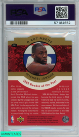 1996 COLLECTORS CHOICE MICHAEL JORDAN #CA1 JORDAN A CUT ABOVE PSA 8 NM-MT 57184652