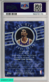 1998 STADIUM CLUB WING MEN KOBE BRYANT #W1 LAKERS HOF PSA 10 GEM MT 56370170