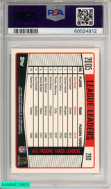 2006 TOPPS TOM BRADY #280 NEW ENGLAND PATRIOTS PSA 10 GEM MT 60524812