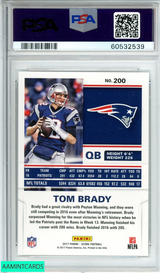 2017 PANINI SCORE TOM BRADY #200 NEW ENGLAND PATRIOTS PSA 10 GEM MT 60532539