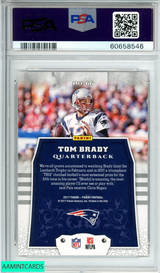 2017 PANINI TOM BRADY #66 NEW ENGLAND PATRIOTS PSA 10 GEM MT 60658546