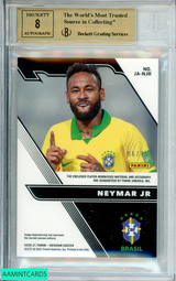 2020 PANINI OBSIDIAN NEYMAR JR#40 JERSEY AUTO ELECTRIC ETCH 6 OF 15 BGS 9.5 0013155007