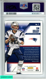 2014 PANINI CONTENDERS  TOM BRADY #1 MVP CONTENDERS PATRIOTS PSA 10 GEM MT 60658571