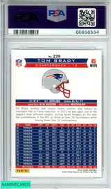 2013 PANINI SCORE TOM BRADY #239 NEW ENGLAND PATRIOTS PSA 10 GEM MT 60658554
