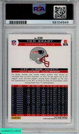 2013 PANINI SCORE TOM BRADY #239 NEW ENGLAND PATRIOTS PSA 10 GEM MT 58704949