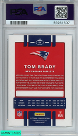 2017 PANINI DONRUSS TOM BRADY #64 NEW ENGLAND PATRIOTS PSA 10 GEM MT 59261607