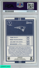 2016 PANINI CLASSICS TEAM TRIBUTES BRADY EDLMN GRONK LFLL #8 BRONZE PSA 9 MINT 60532570