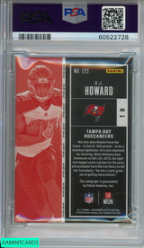 2017 PANINI CONTENDERS OPTIC OJ HOWARD #123 AUTOGRAPH ROOKIE RC PSA 8 NM-MT 60522728