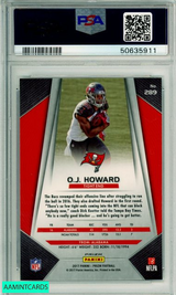 2017 PANINI PRIZM O J  HOWARD #289 PRIZM ROOKIE BUCCANEERS PSA MINT 9 50635911
