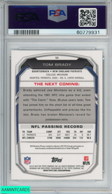 2013 BOWMAN TOM BRADY #50 NEW ENGLAND PATRIOTS PSA 10 GEM MT 60779931