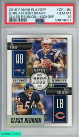 2016 PANINI PLAYOFF CLASS REUNION URLACHER BRADY #CR-BU KICKOFF OF 199 PSA 10 60874891