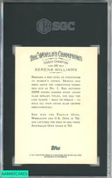 2008 TOPPS ALLEN AND GINTER SERENA WILLIAMS #249 SGC 9.5 MT+ 7546824