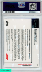 2020 TOPPS NOW FORMULA 1 GEORGE RUSSELL #19 ROOKIE RC PSA 10 GEM MT 61886021