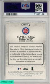 2015 TOPPS CHROME FUTURE STARS JAVIER BAEZ #FSC4 CUBS PSA 10 GEM MT 61835167