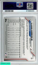 2020 TOPPS OPENING DAY VLADIMIR GUERRERO JR #33 TORONTO BLUE JAYS PSA 9 MINT 61886095