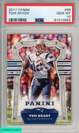 2017 PANINI TOM BRADY #66 PATRIOTS PSA 10 GEM MT 61510582