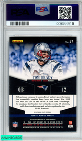 2014 PANINI ELITE TOM BRADY #57 NEW ENGLAND PATRIOTS PSA 10 GEM MT 60688916