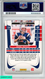 2011 PANINI PRESTIGE TOM BRADY #120 NEW ENGLAND PATRIOTS PSA 10 GEM MT 60688809