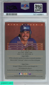1995 BOWMANS BEST MIKE PIAZZA #36 RED LOS ANGELES DODGERS HOF PSA 9 MINT 57149881