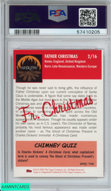 2007 TOPPS SANTA CLAUS HOLIDAY SETS FATHER CHRISTMAS #2 HOLIDAY SETS PSA 6 EX-MT 57410205