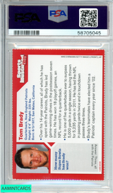 2014 SI FOR KIDS TOM BRADY #338 NEW ENGLAND PATRIOTS POP 1!! PSA 7 NM 58705045
