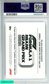 2022 TOPPS FORMULA 1 MIAMI GRAND PRIX SCUDERIA FERRARI # MIAMI GRAND PRIX PSA 9 MINT 64594267