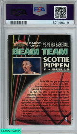 1992 STADIUM CLUB BEAM TEAM SCOTTIE PIPPEN #5 MEMBERS ONLY HOF PSA 8 NM-MT 57149819