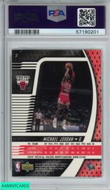 1998 UPPER DECK IONIX MICHAEL JORDAN #2 CHICAGO BULLS HOF PSA 9 MINT 57190201