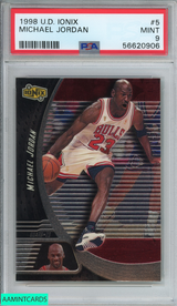 1998 UPPER DECK IONIX MICHAEL JORDAN #5 CHICAGO BULLS HOF PSA 9 MINT 56620906