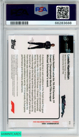 2020 TOPPS NOW FORMULA 1 LEWIS HAMILTON #13 ROOKIE RC PSA 9 MINT 66283688