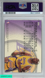 1996 FLEER SHAQUILLE ONEAL #206 LOS ANGELES LAKERS HOF PSA 9 MINT 60719953