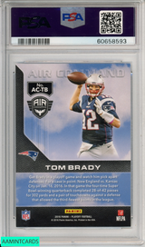 2016 PANINI PLAYOFF TOM BRADY #AC-TB AIR COMMAND NEW ENGLAND PATRIOTS PSA 9 60658593