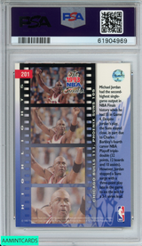 1993 UPPER DECK MICHAEL JORDAN #201 CHICAGO BULLS HOF PSA 9 MINT 61904969