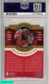 1996 COLLECTORS CHOICE MICHAEL JORDAN #CA3 JORDAN A CUT ABOVE BULLS HOF PSA 9 57184632