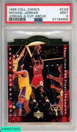 1996 COLLECTORS CHOICE MICHAEL JORDAN #CA8 JORDAN A CUT ABOVE BULLS HOF PSA 9 57184666