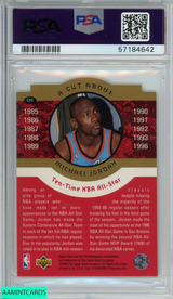 1996 COLLECTORS CHOICE MICHAEL JORDAN #CA5 JORDAN A CUT ABOVE PSA 9 MINT 57184642