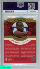 1996 COLLECTORS CHOICE MICHAEL JORDAN #CA1 JORDAN A CUT ABOVE PSA 9 MINT 57184650