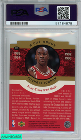 1996 COLLECTORS CHOICE MICHAEL JORDAN #CA7 JORDAN A CUT ABOVE PSA 9 MINT 57184678