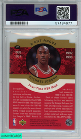 1996 COLLECTORS CHOICE MICHAEL JORDAN #CA7 JORDAN A CUT ABOVE PSA 9 MINT 57184677
