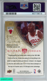 2009 UPPER DECK JORDAN LEGACY MICHAEL JORDAN #22 CHICAGO BULLS HOF PSA 9 MINT 60719813