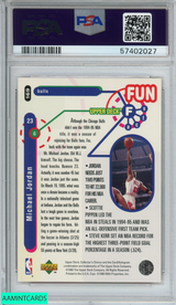 1995 COLLECTORS CHOICE MICHAEL JORDAN #169 CHICAGO BULLS HOF PSA 9 MINT 57402027