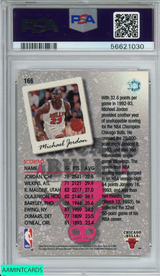 1993 UPPER DECK MICHAEL JORDAN #166 CHICAGO BULLS HOF PSA 9 MINT 56621030