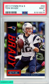2013 PANINI ROOKIES AND STARS TOM BRADY #59 NEW ENGLAND PATRIOTS PSA 9 MINT 61510574
